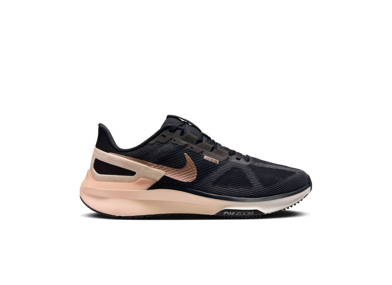 Nike Structure 25 loopschoen zwart/crimson tint/antraciet/met red/bronze dames