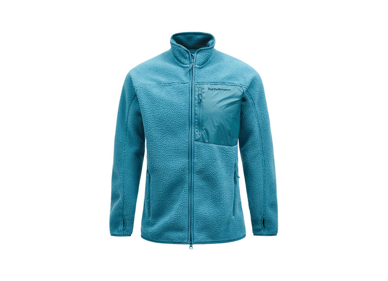 Peak Performance pile zip jacket hydro fresh heren