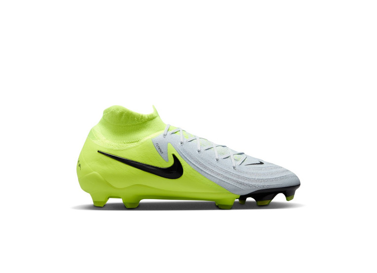 Nike Phantom Luna 2 Pro high-top voetbalschoen met silver/volt/zwart