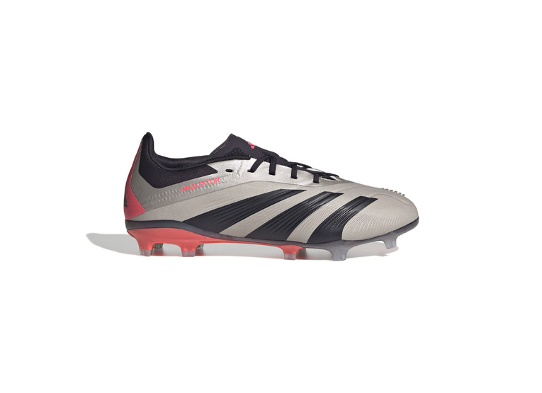 Adidas Predator Elite FG voetbalschoenen platinum metallic/aurora zwart KIDS