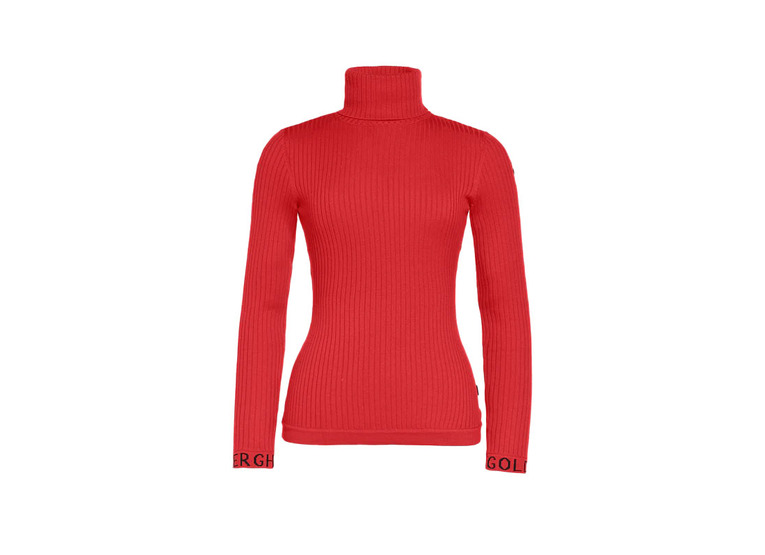 Goldbergh Mira long sleeve knit sweater flame dames