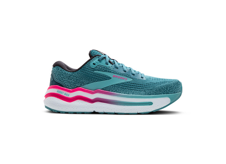 Brooks Ghost Max 2 loopschoen storm blue/knockout pink/aqua dames