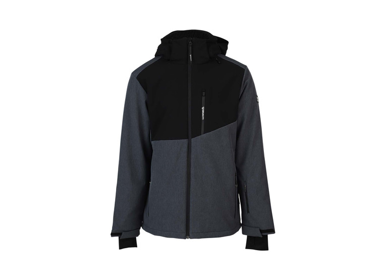 Brunotti Twinstroke softshell skijas dark grey melee heren