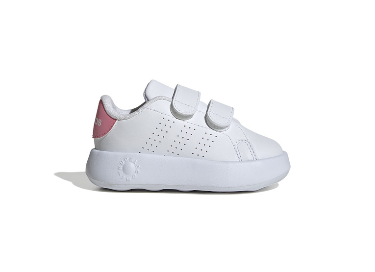 Adidas Advantage sneaker wit/roze kleuters