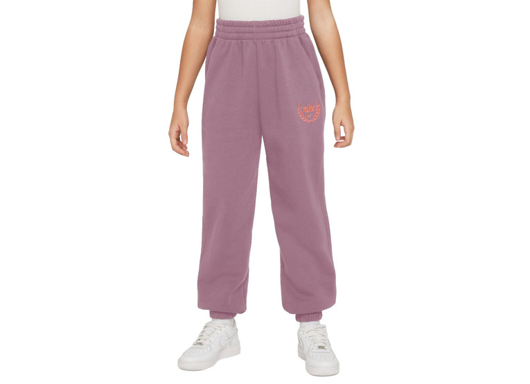 Nike Sportswear club fleece joggingbroek plum dust/light wild mango meisjes