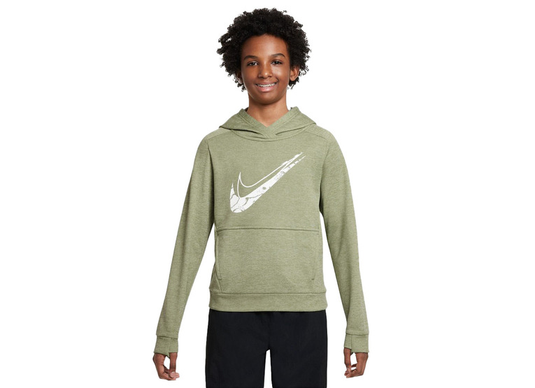 Nike Multi Stain repel therma-FIT hoodie oil green KIDS