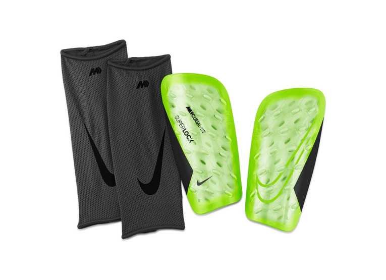 Nike Mercurial Lite SuperLock scheenbeschermer volt/zwart unisex