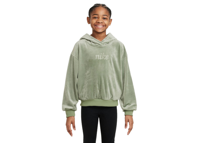 Nike Sportswear hoodie oil green meisjes