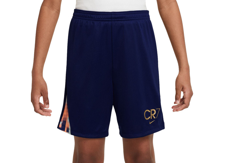 Nike CR7 Academy 23 Dri-FIT voetbalshort blue void/met gold KIDS