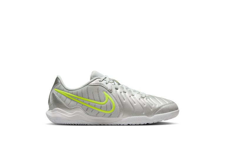 Nike Tiempo Legend 10 academy IN voetbalschoen metallic silver/volt