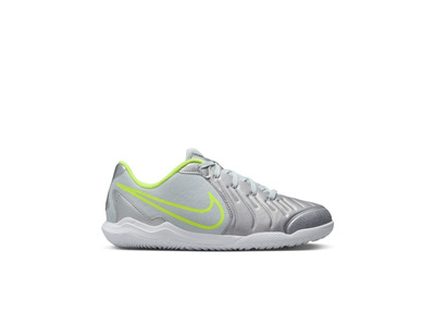 Nike Jr. Tiempo Legend 10 academy IN voetbalschoen met silver/volt KIDS