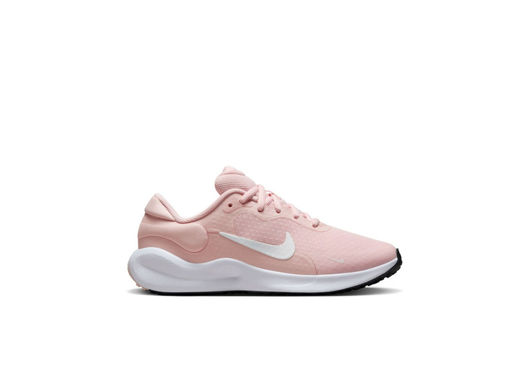 Nike Revolution 7 loopschoen echo pink/wit KIDS