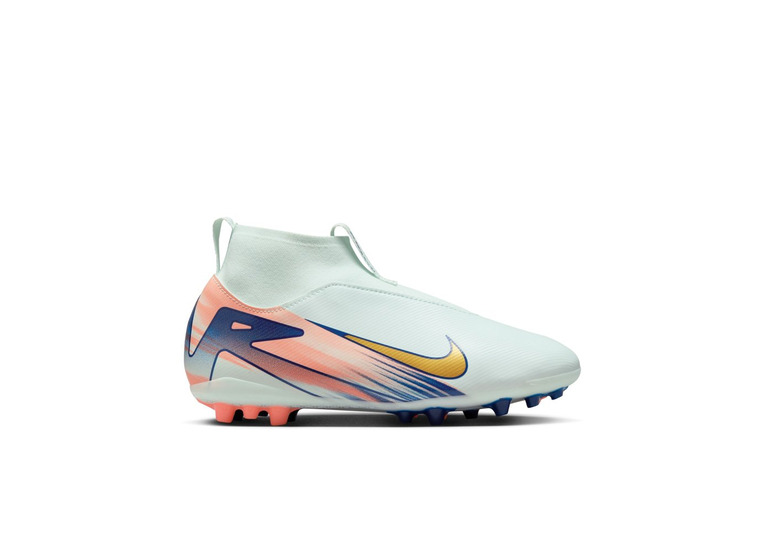 Nike Jr. Superfly 10 academy MDS AG voetbalschoen barely green /crimson pulse/met gold KIDS