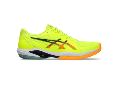 Asics Solution Swift FF 2 padelschoen safety yellow/stadium orange heren