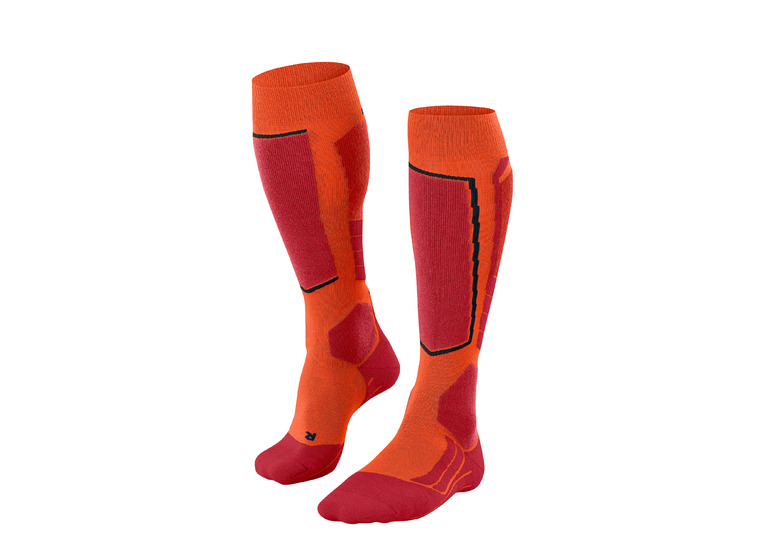 FALKE SK2 Intermediate Wool skisokken flash orange heren