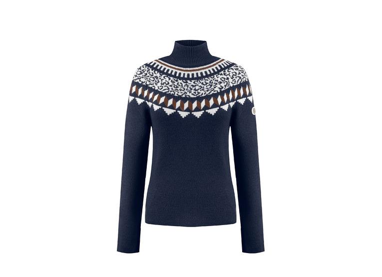 Poivre Blanc knit pullover blauw dames