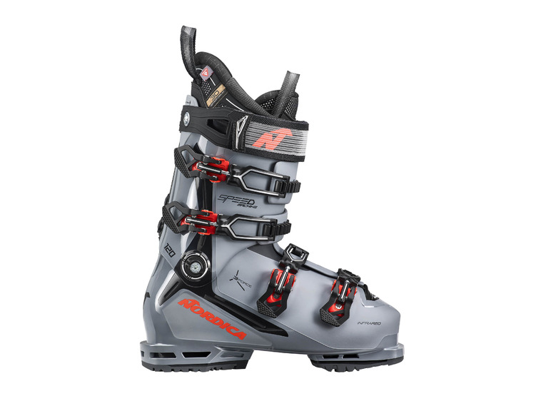 Nordica Speedmachine 3 120 skischoen grijs/zwart/rood heren