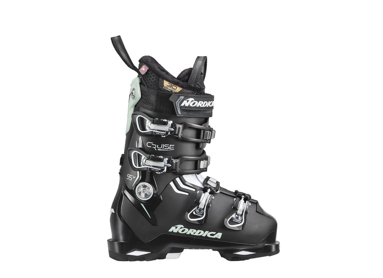 Nordica The Cruise 95 skischoen zwart/groen/wit dames