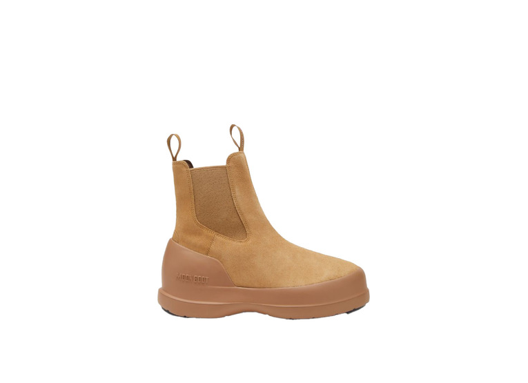 Moon Boot Luna chelsea boots sand suede unisex