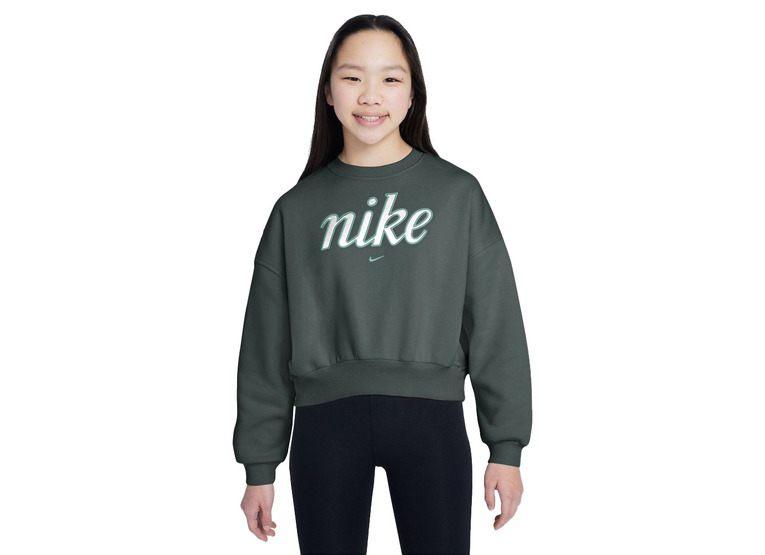 Nike Sportswear Club Fleece sweatshirt vintage green meisjes