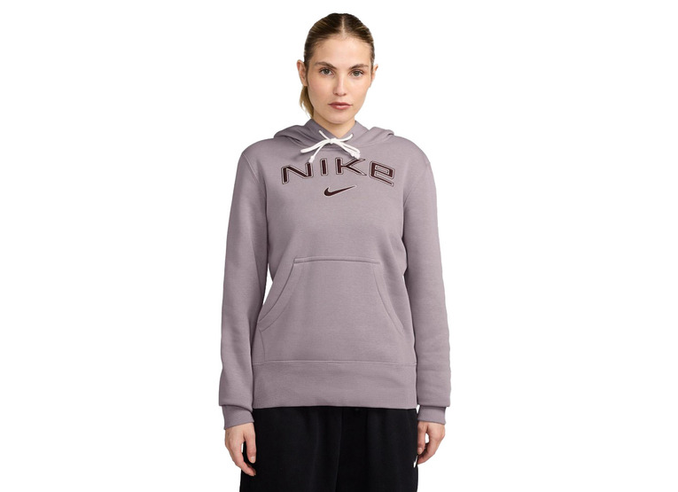 Nike Phoenix fleece hoodie paars dames