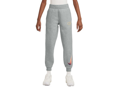 Nike CR7 Club fleece joggingbroek light smoke grey KIDS