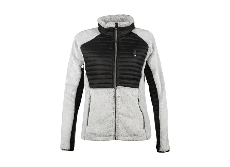 AULP Lammy fleece zwart/grijs dames