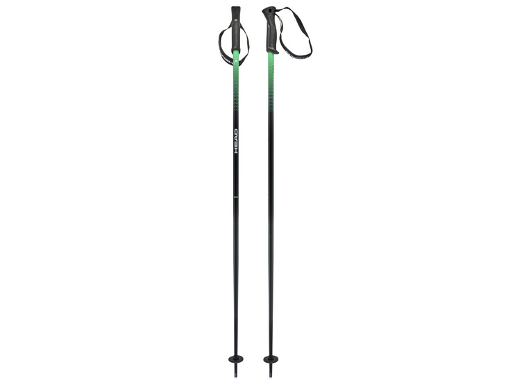 Head Frontside performance pole zwart/groen unisex