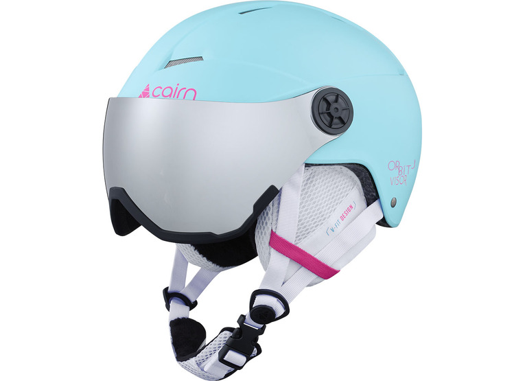 Cairn Orbit Visor junior skihelm turquoise KIDS