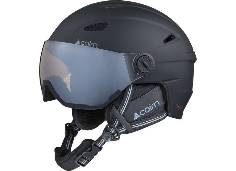 Cairn Impulse Visor photochromic skihelm mat zwart unisex