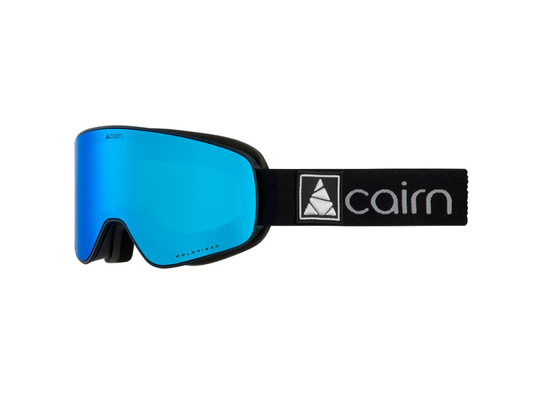 Cairn Polaris CLX3 polarized goggle mat zwart/blauw unisex