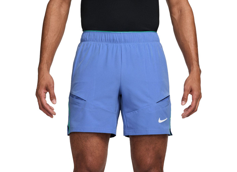 NikeCourt Advantage Dri-FIT tennisshort royal pulse/green frost heren