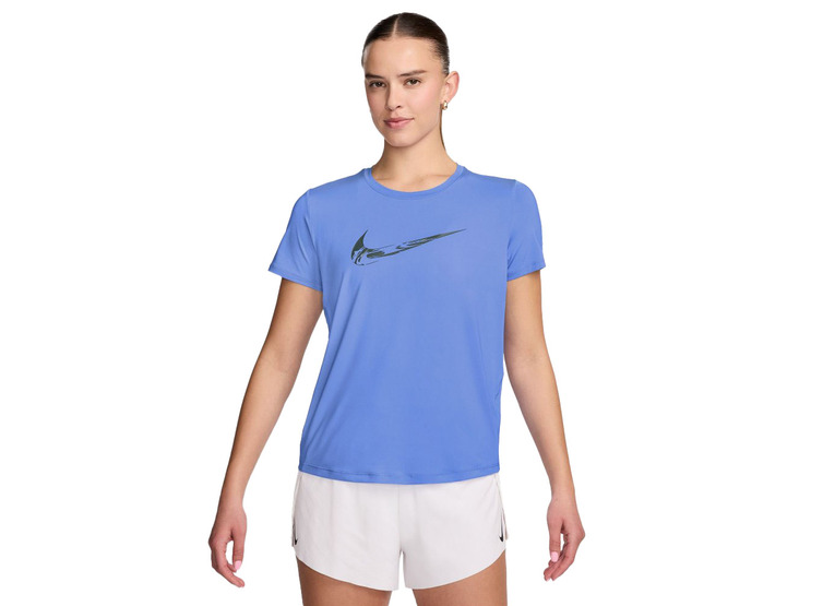 Nike One Dri-FIT hardlooptop blauw dames