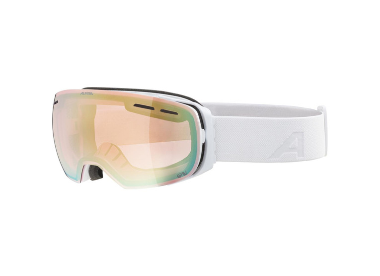 Alpina Granby QV goggle wit gloss/mirror gold unisex