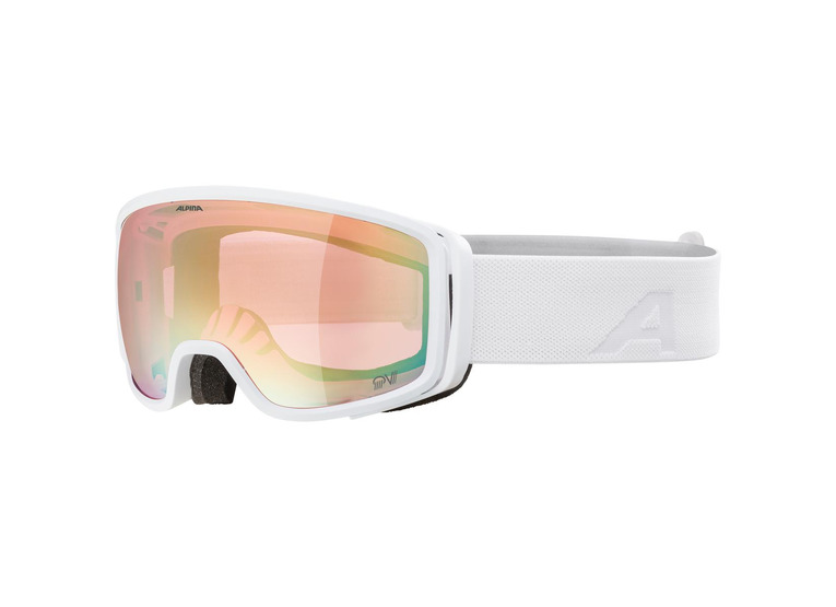 Alpina Bivio QV goggle mat wit/mirror gold unisex