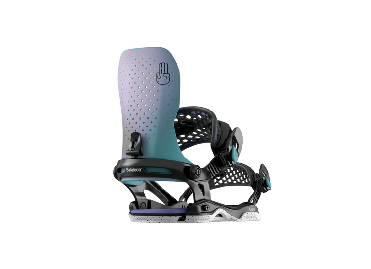 Bataleon Astro Asymwrap snowboard binding midnight fade heren