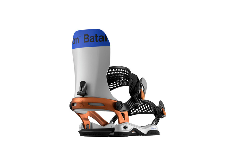 Bataleon Blaster Asymwrap snowboard binding bone white/copper heren