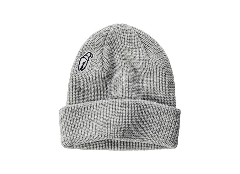 Crab Grab high mark beanie heather grey unisex