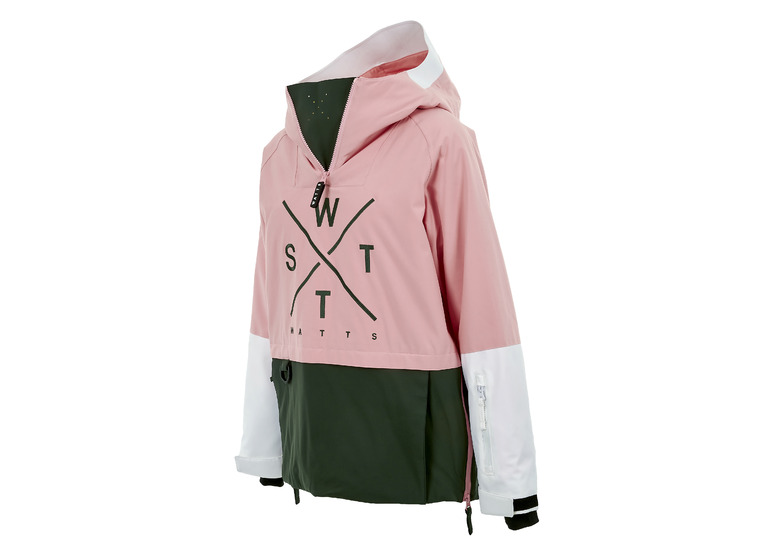 WATTS X-Metodg snowboardjas rose/vert sapin