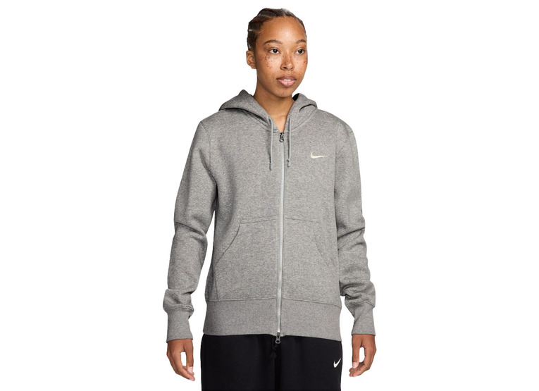 Nike Sportswear Phoenix fleece FZ hoodie grijs dames