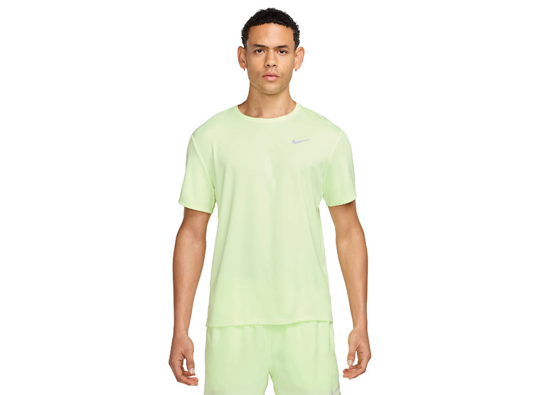 Nike Miler UV hardlooptop Dri-FIT barely volt heren