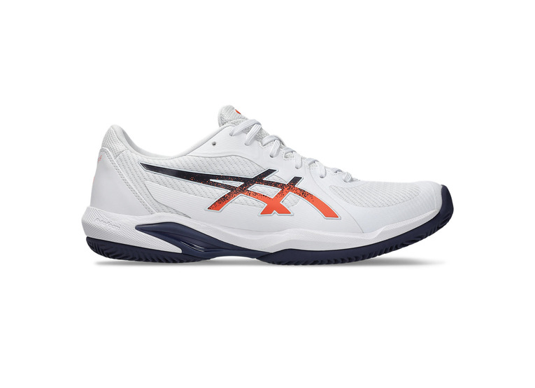 Asics Solution Swift FF 2 clay tennisschoen wit/nova orange heren