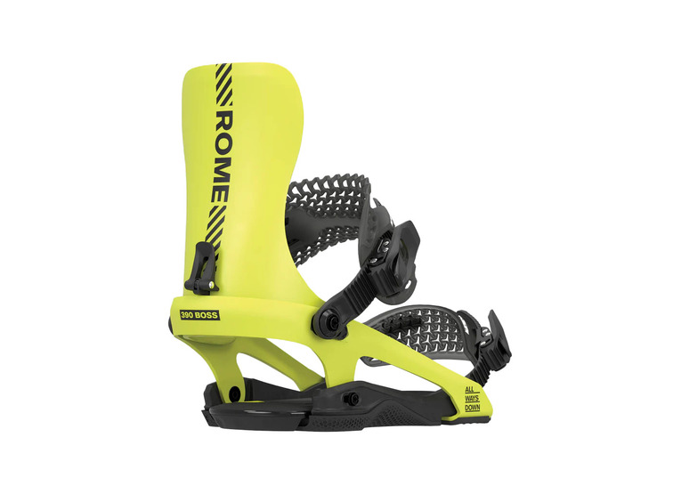 Rome 390 Boss snowboard binding geel heren