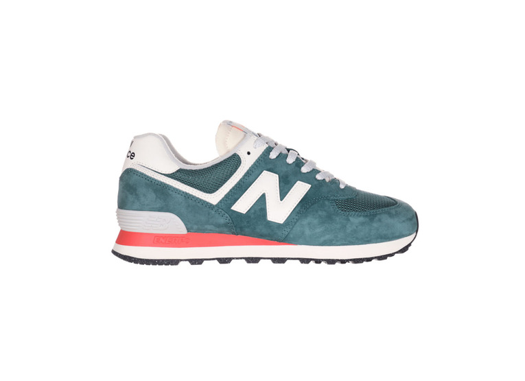 New Balance 574 sneakers new spruce/blast red heren