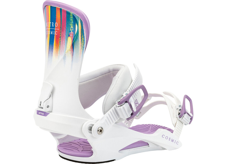 Nitro Cosmic snowboard binding wit/brush dames