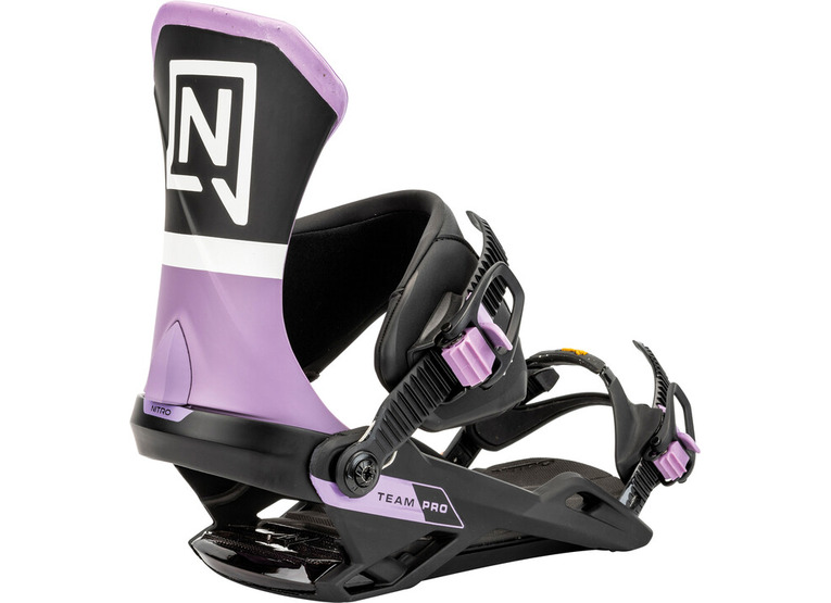 Nitro Team Pro snowboard binding lilac heren