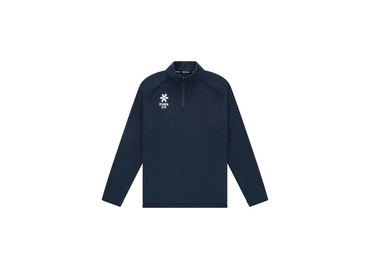 Osaka sweater met halve rits navy KIDS