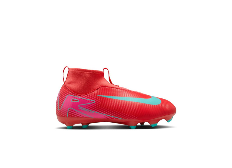 Nike Jr. Mercurial Superfly 10 academy FG voetbalschoen ember glow/aurora green KIDS