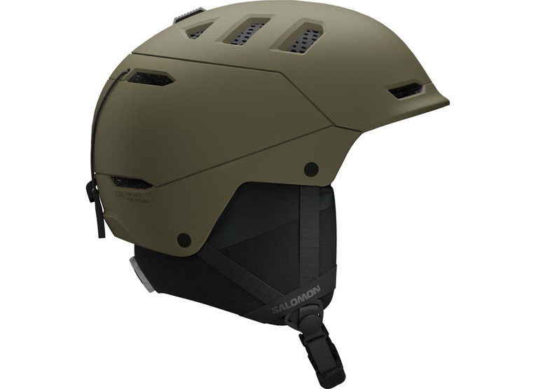 Salomon Husk Pro skihelm olive night unisex