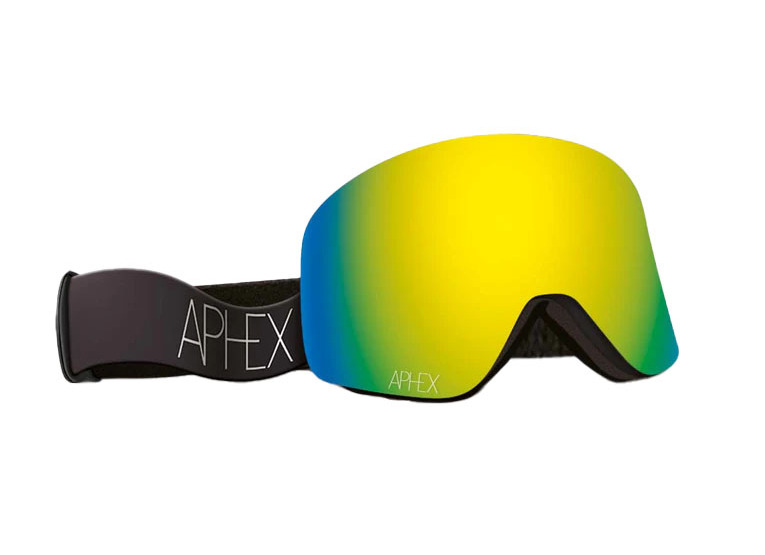 Aphex Oxia mat zwart/revo gold goggle